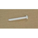 Door Lock Screw, White Nylon, 1/4 - 20