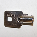 BARRELL KEY FOR KONE EMERGENCY CAR STOP SWITCH