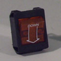 DPST MOMENTARY 'DOWN' ROCKER SWITCH