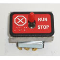 STOP-RUN SW MTA RED (TOGGLE)