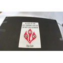 IT, CAL CODE HALL FIRE SIGN ADHESIVE PL