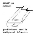 CLAMPING STRIP - 9300(ord mult 6.2M)