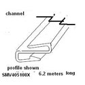 CLAMPING STRIP (sgl  pc at 6.2m long)