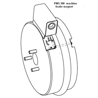 PMS300 BRAKE ELECTRO MAGNET ASSM