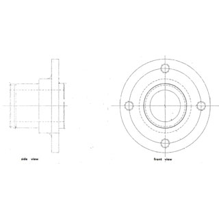 STUB SHAFT, HOLLOW