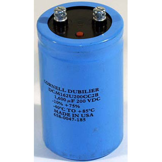 CAPACITOR OTIS 1600 MFD, 200VDC