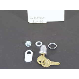 LOCK & CAM 2-POS H200 KEY CHROME