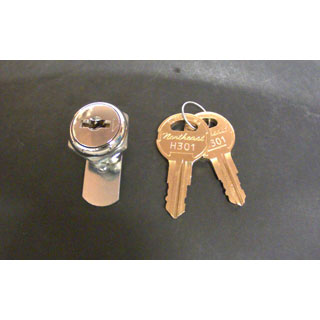 UTILITY LOCK H301 KEY BRIGHT CHR