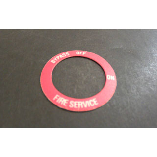 Lockplate; Bypass/Off/On/Fire Service