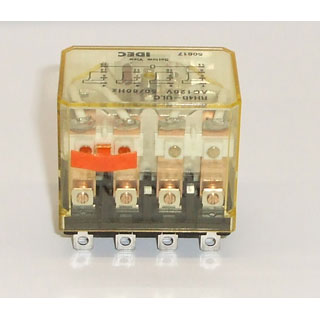 RELAY,IDEC,120VAC,Btn/lite,RH4B-ULCAC120